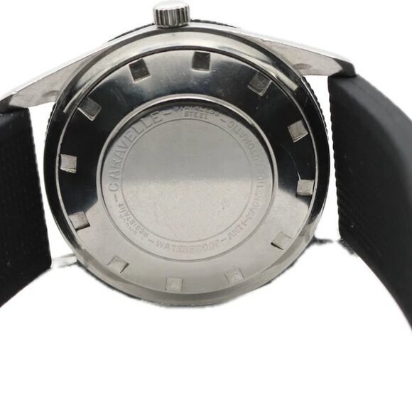 Vintage 1969 Caravelle 665-1 Devil Diver Men's Automatic Wristwatch Swiss Steel - Picture 9 of 9